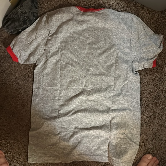 Pride Disneyland Mickey T shirt. Grey with rainbow Mickey on front. - Picture 4 of 4